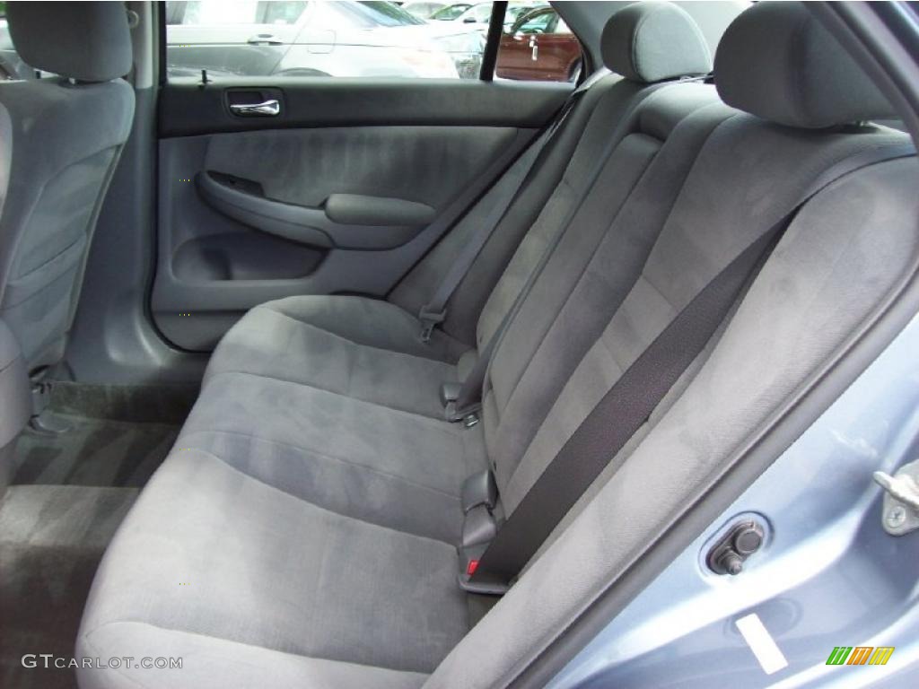 2007 Accord LX V6 Sedan - Cool Blue Metallic / Gray photo #13