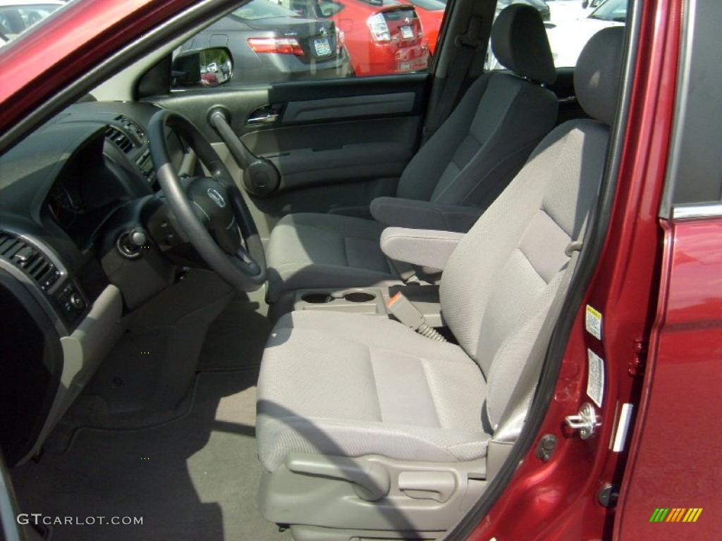 2008 CR-V LX 4WD - Tango Red Pearl / Gray photo #11