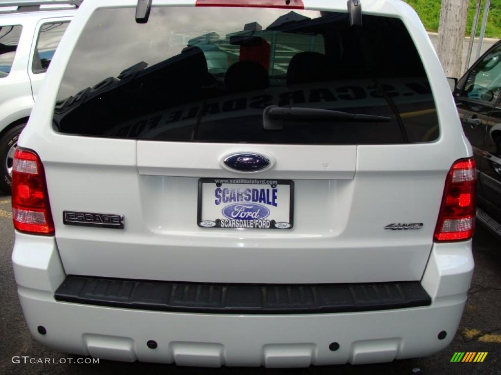 2008 Escape Limited 4WD - Oxford White / Charcoal photo #6