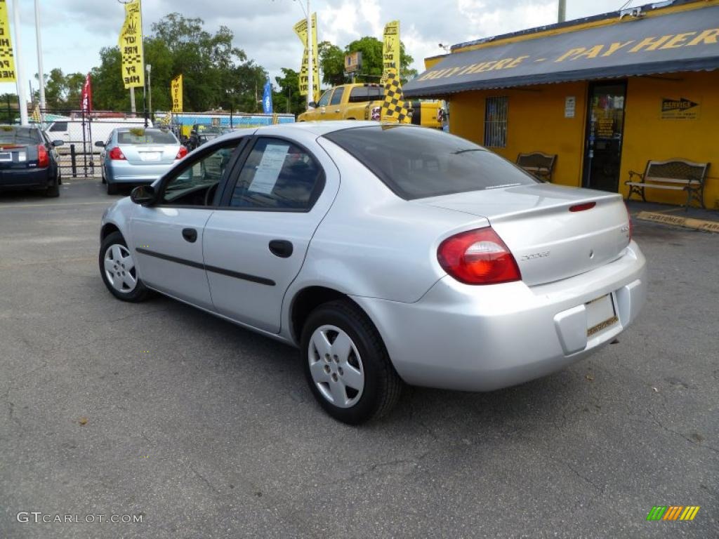 2003 Neon SE - Bright Silver Metallic / Dark Slate Gray photo #4