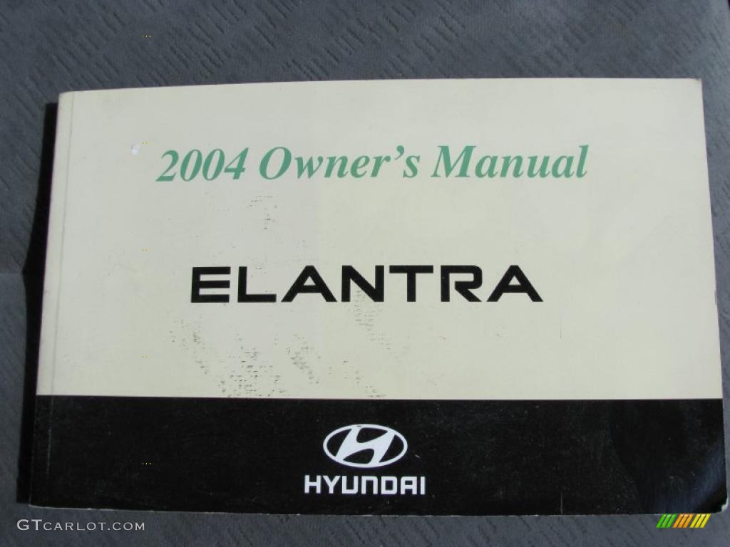 2004 Elantra GLS Sedan - Black Obsidian / Gray photo #20