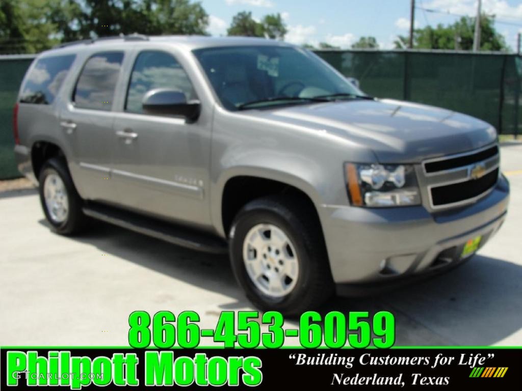 2008 Tahoe LT - Graystone Metallic / Light Titanium/Dark Titanium photo #1