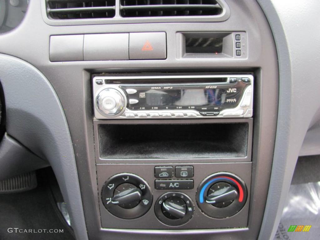 2002 Elantra GLS Sedan - Midnight Gray / Gray photo #5