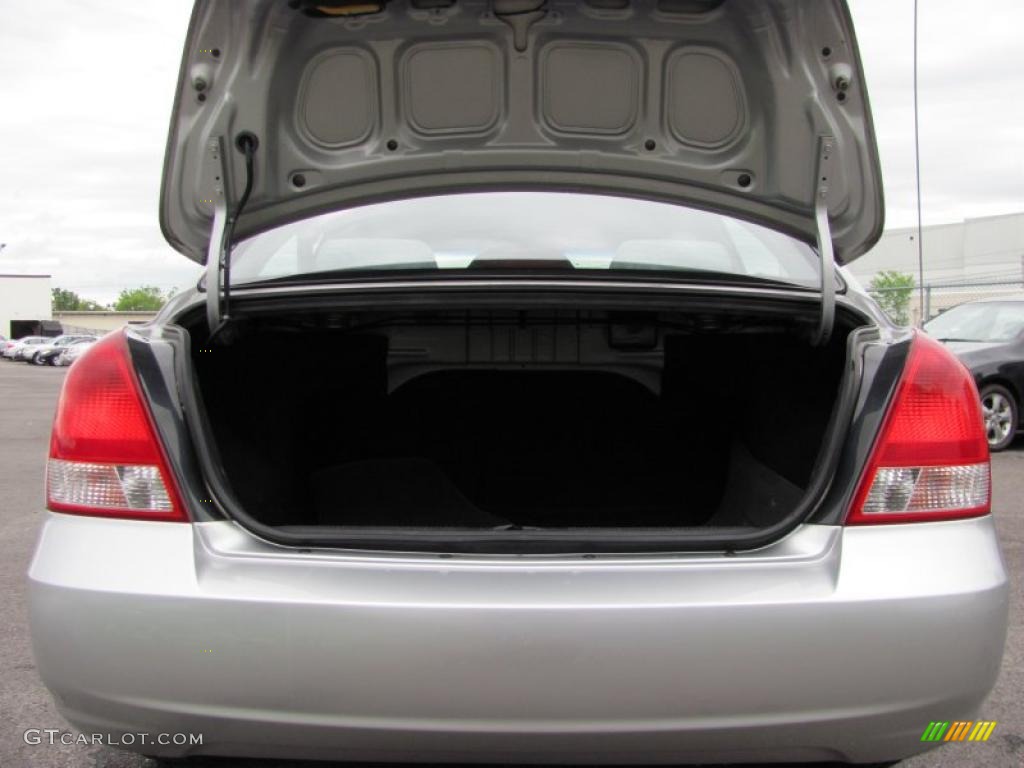 2002 Elantra GLS Sedan - Midnight Gray / Gray photo #6
