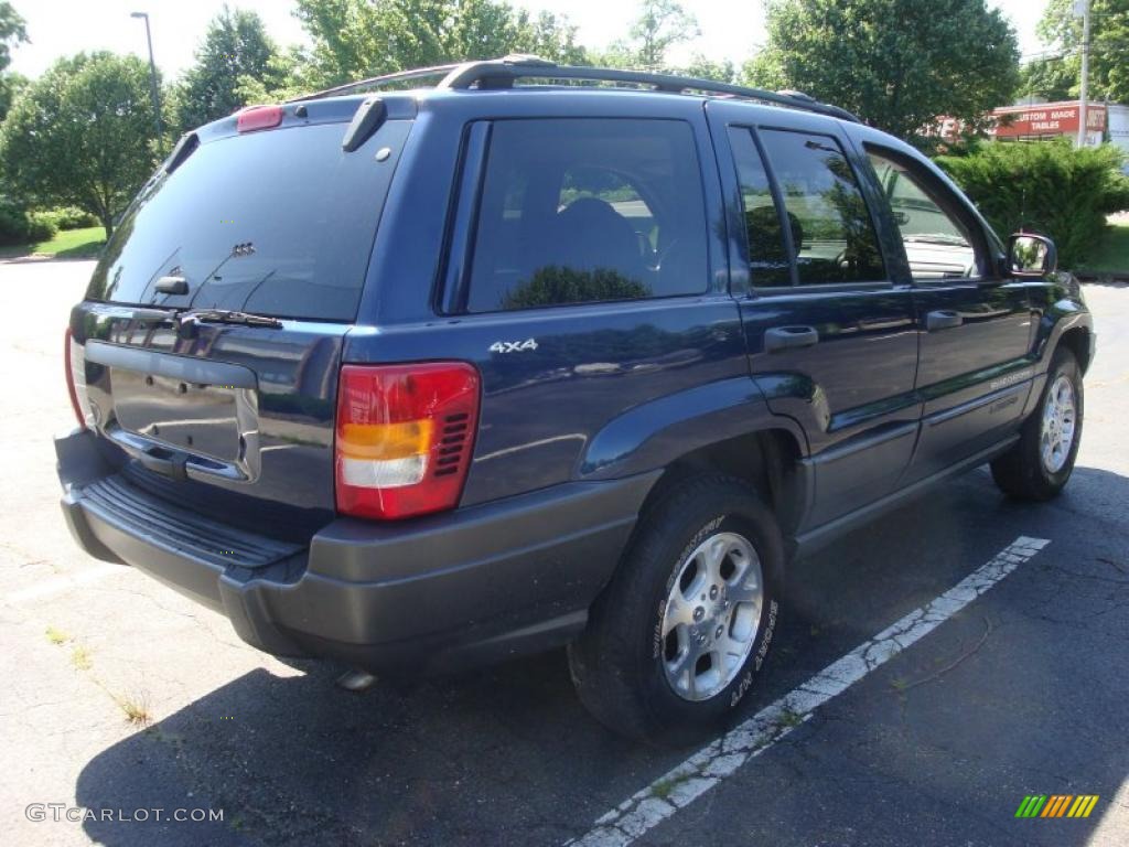 2001 Grand Cherokee Laredo 4x4 - Patriot Blue Pearl / Agate photo #6