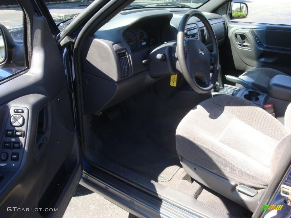 2001 Grand Cherokee Laredo 4x4 - Patriot Blue Pearl / Agate photo #12