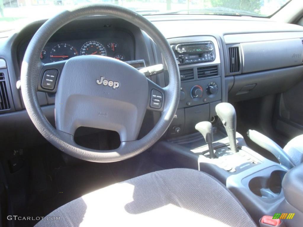 2001 Grand Cherokee Laredo 4x4 - Patriot Blue Pearl / Agate photo #13