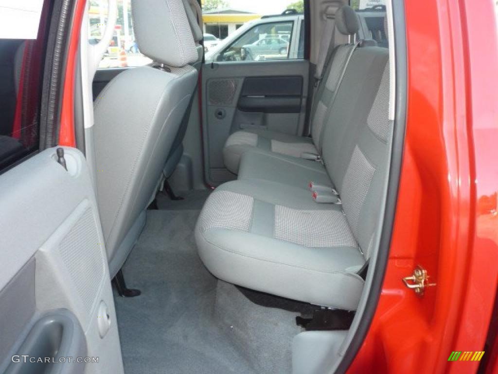 2006 Ram 1500 SLT Quad Cab - Flame Red / Medium Slate Gray photo #9
