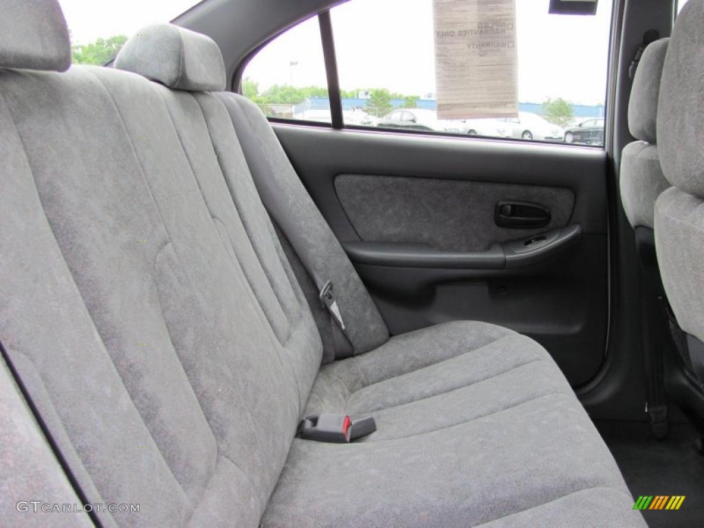 2002 Elantra GLS Sedan - Midnight Gray / Gray photo #20