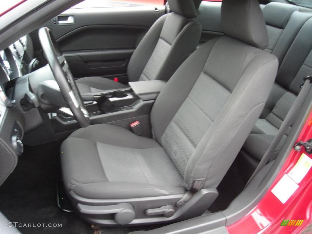 2007 Mustang V6 Premium Coupe - Redfire Metallic / Dark Charcoal photo #13