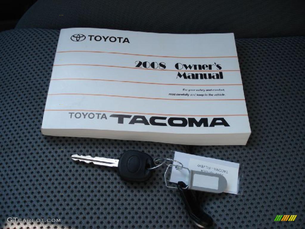 2008 Tacoma V6 TRD Double Cab 4x4 - Silver Streak Mica / Graphite Gray photo #38