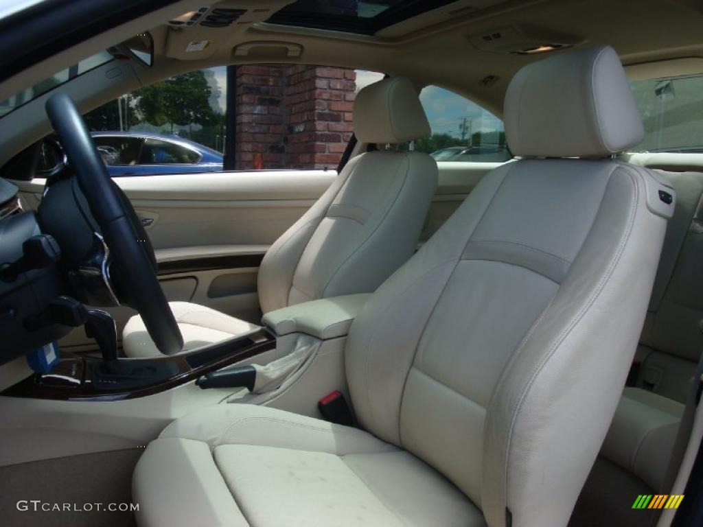 2008 3 Series 328xi Coupe - Montego Blue Metallic / Cream Beige photo #9