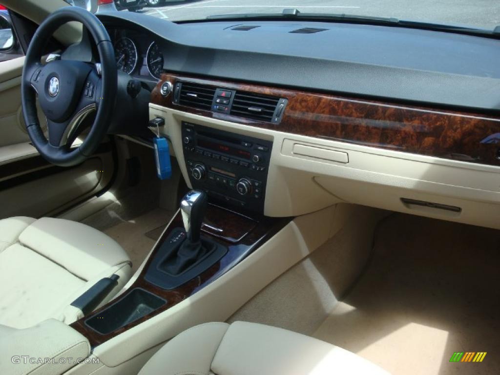 2008 3 Series 328xi Coupe - Montego Blue Metallic / Cream Beige photo #12