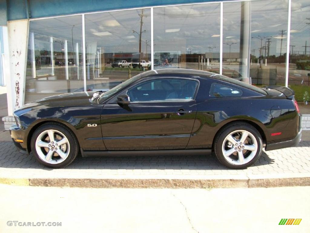 2011 Mustang GT Premium Coupe - Ebony Black / Charcoal Black photo #2