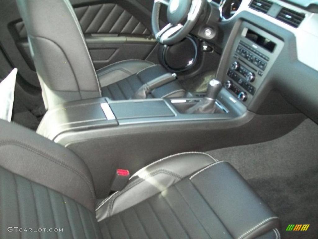 2011 Mustang GT Premium Coupe - Ebony Black / Charcoal Black photo #6