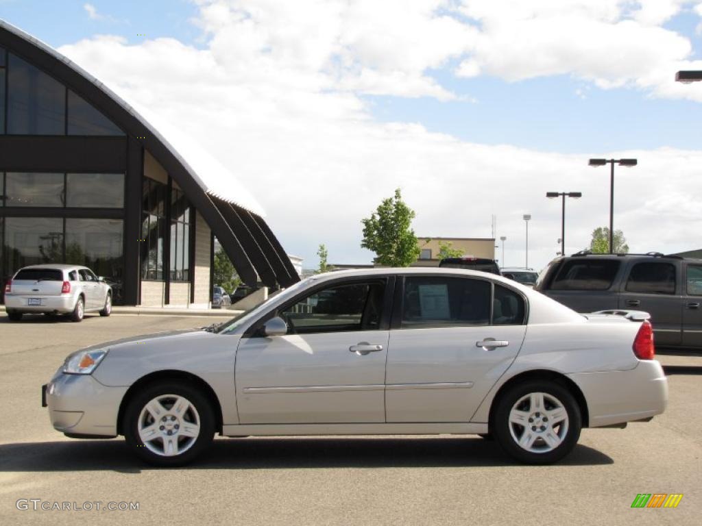 2006 Malibu LT V6 Sedan - Silverstone Metallic / Titanium Gray photo #1
