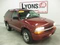 2002 Dark Cherry Red Metallic Chevrolet Blazer LS 4x4  photo #22