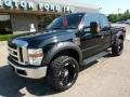 2008 Black Ford F250 Super Duty Lariat SuperCab 4x4  photo #8