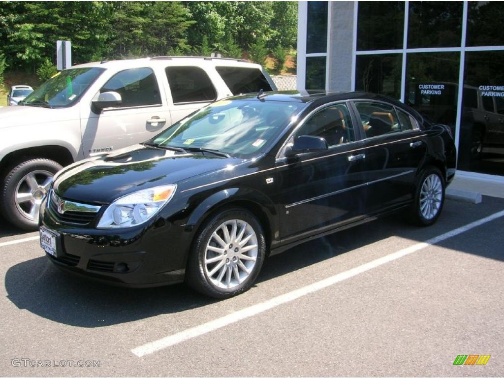 2007 Aura XR - Black Onyx / Morocco Brown photo #1