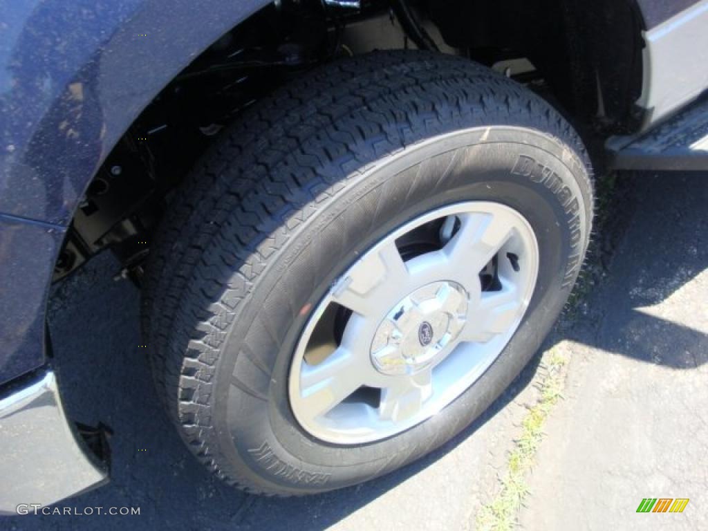 2010 F150 XLT SuperCab 4x4 - Dark Blue Pearl Metallic / Medium Stone photo #12