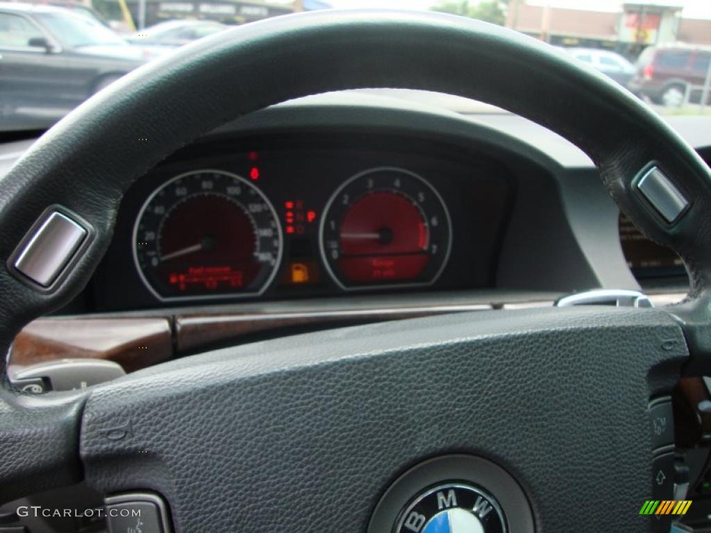 2003 7 Series 745Li Sedan - Titanium Silver Metallic / Basalt Grey/Flannel Grey photo #9