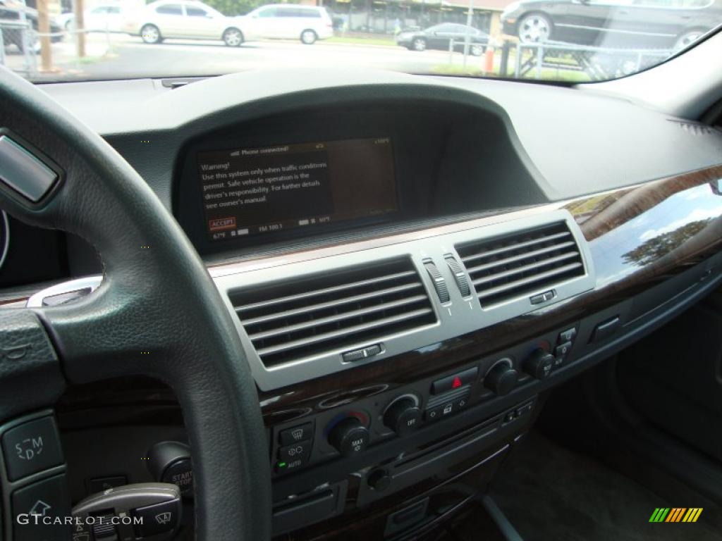 2003 7 Series 745Li Sedan - Titanium Silver Metallic / Basalt Grey/Flannel Grey photo #10