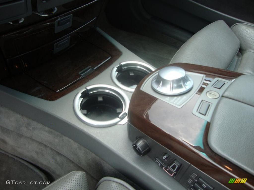 2003 7 Series 745Li Sedan - Titanium Silver Metallic / Basalt Grey/Flannel Grey photo #11