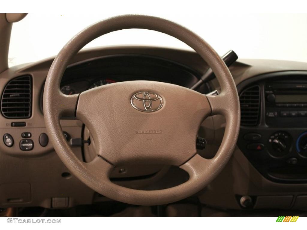 2005 Tundra SR5 Double Cab - Black / Taupe photo #12