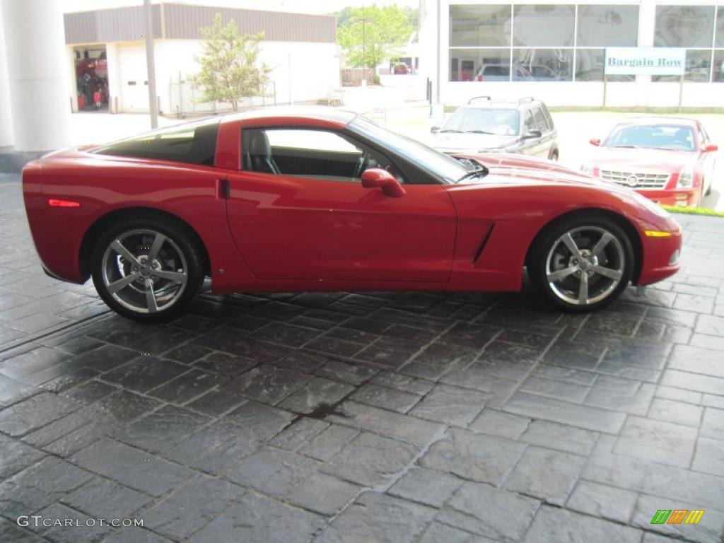 2009 Corvette Coupe - Victory Red / Ebony photo #4
