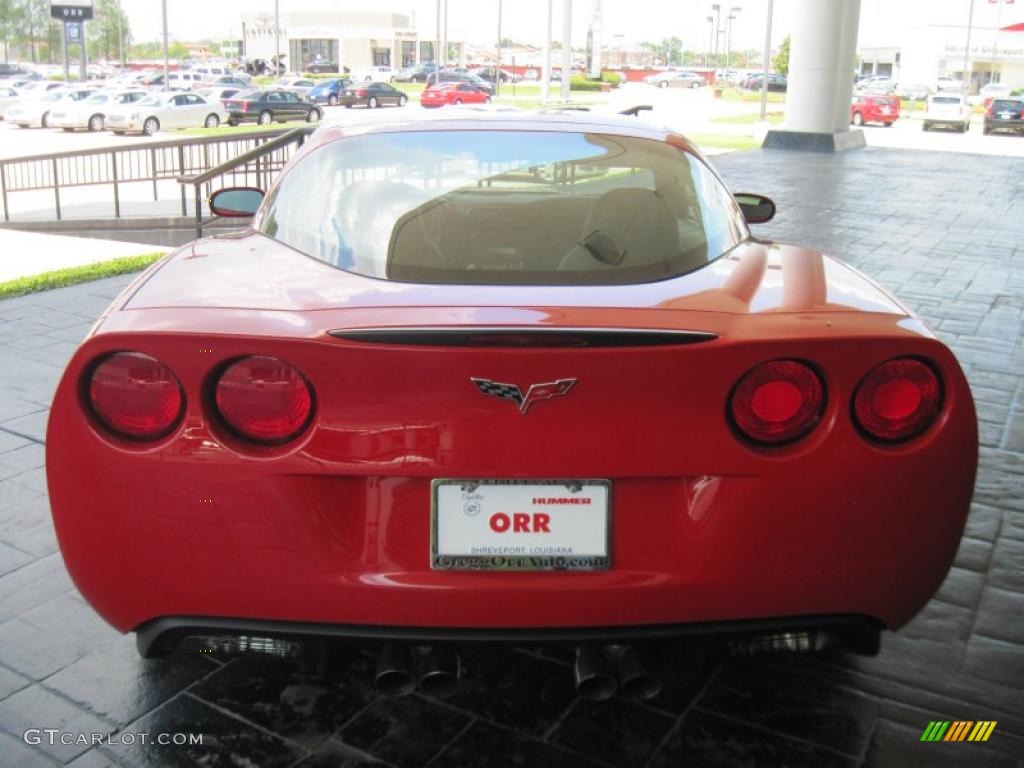 2009 Corvette Coupe - Victory Red / Ebony photo #6