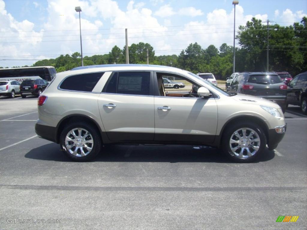 2010 Enclave CXL - Gold Mist Metallic / Cashmere/Cocoa photo #1