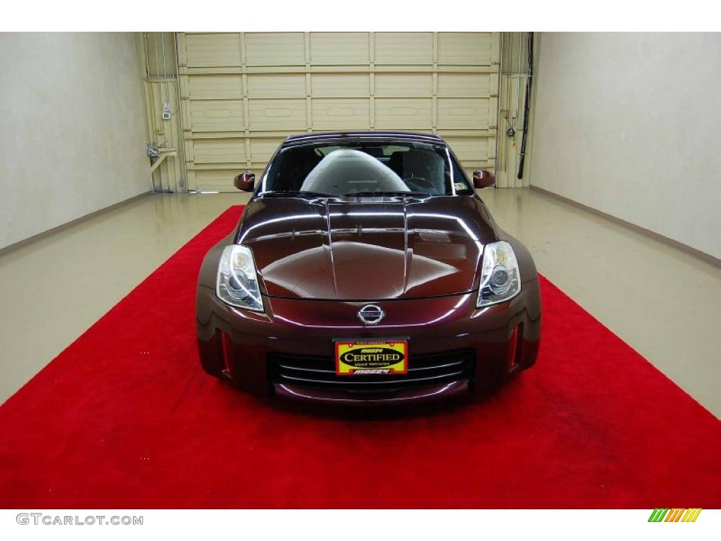 2006 350Z Coupe - Interlagos Fire Metallic / Carbon Black photo #2