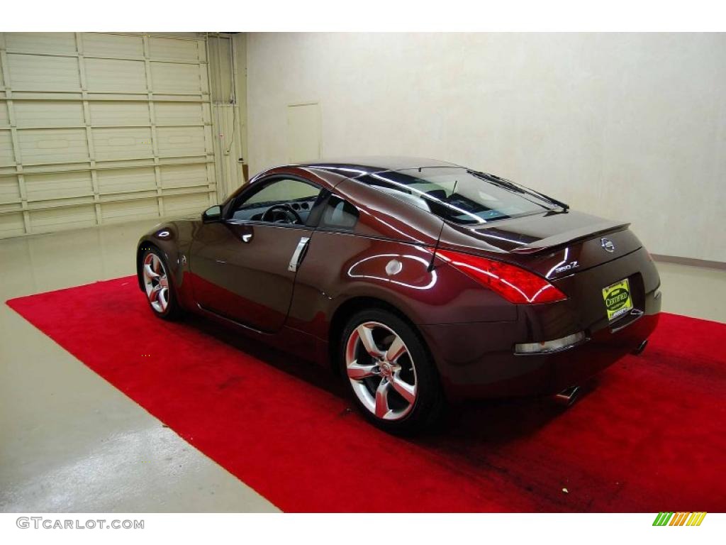 2006 350Z Coupe - Interlagos Fire Metallic / Carbon Black photo #4
