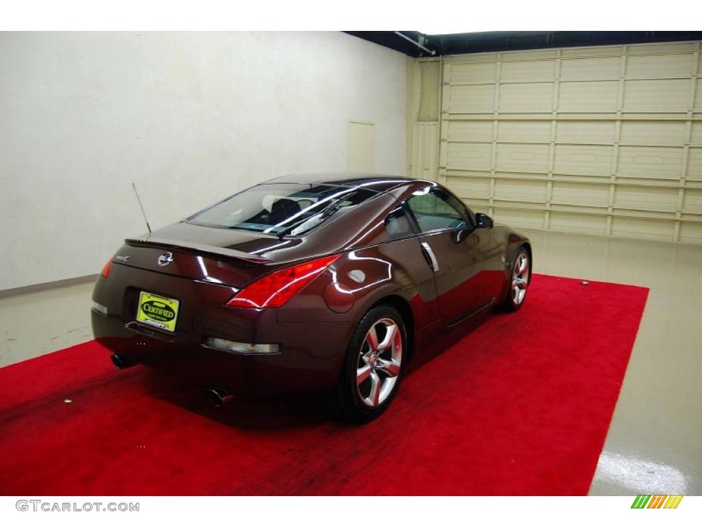 2006 350Z Coupe - Interlagos Fire Metallic / Carbon Black photo #6