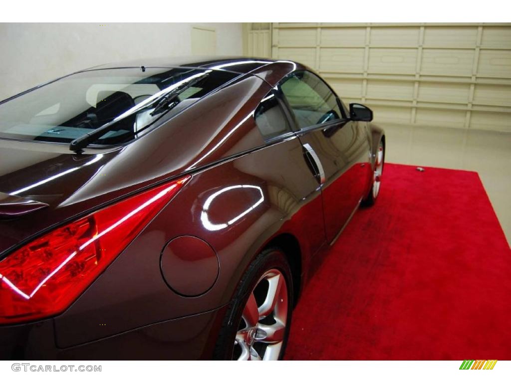 2006 350Z Coupe - Interlagos Fire Metallic / Carbon Black photo #7