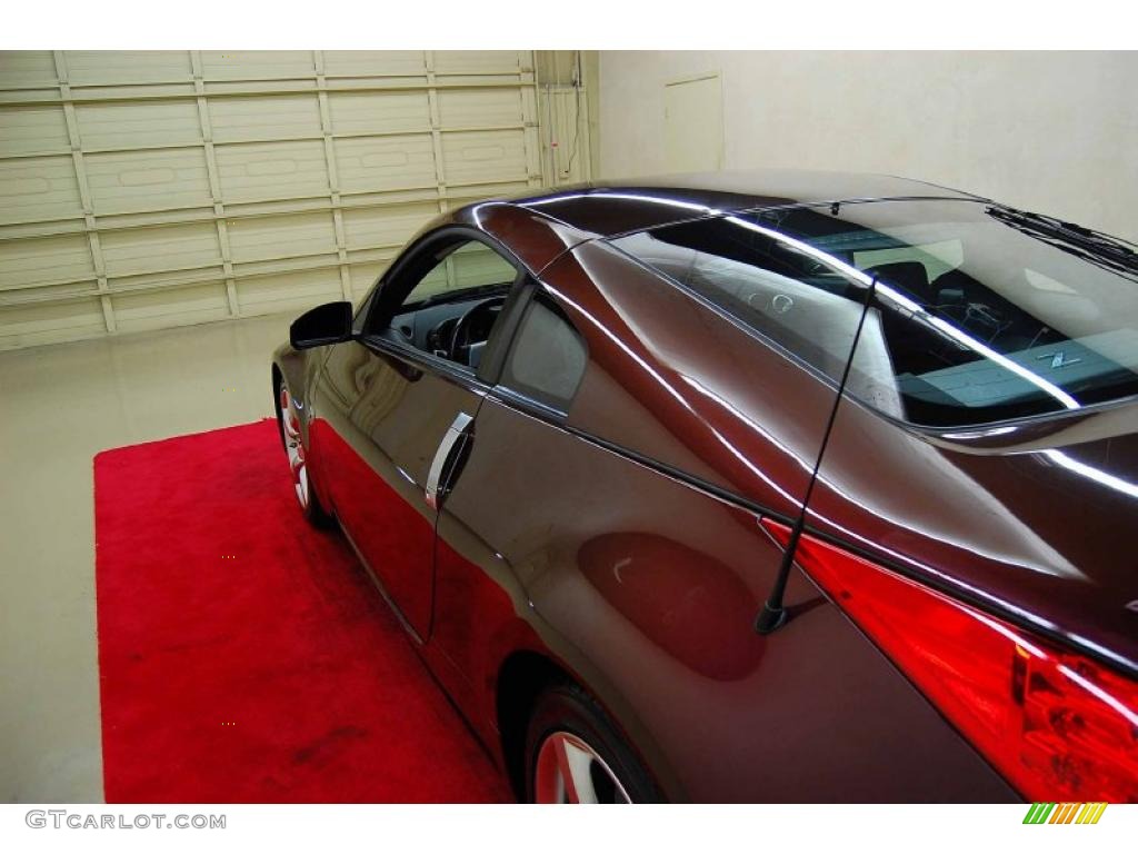 2006 350Z Coupe - Interlagos Fire Metallic / Carbon Black photo #9