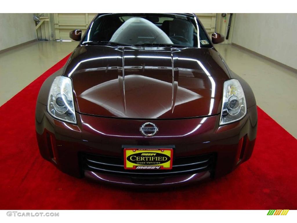 2006 350Z Coupe - Interlagos Fire Metallic / Carbon Black photo #13