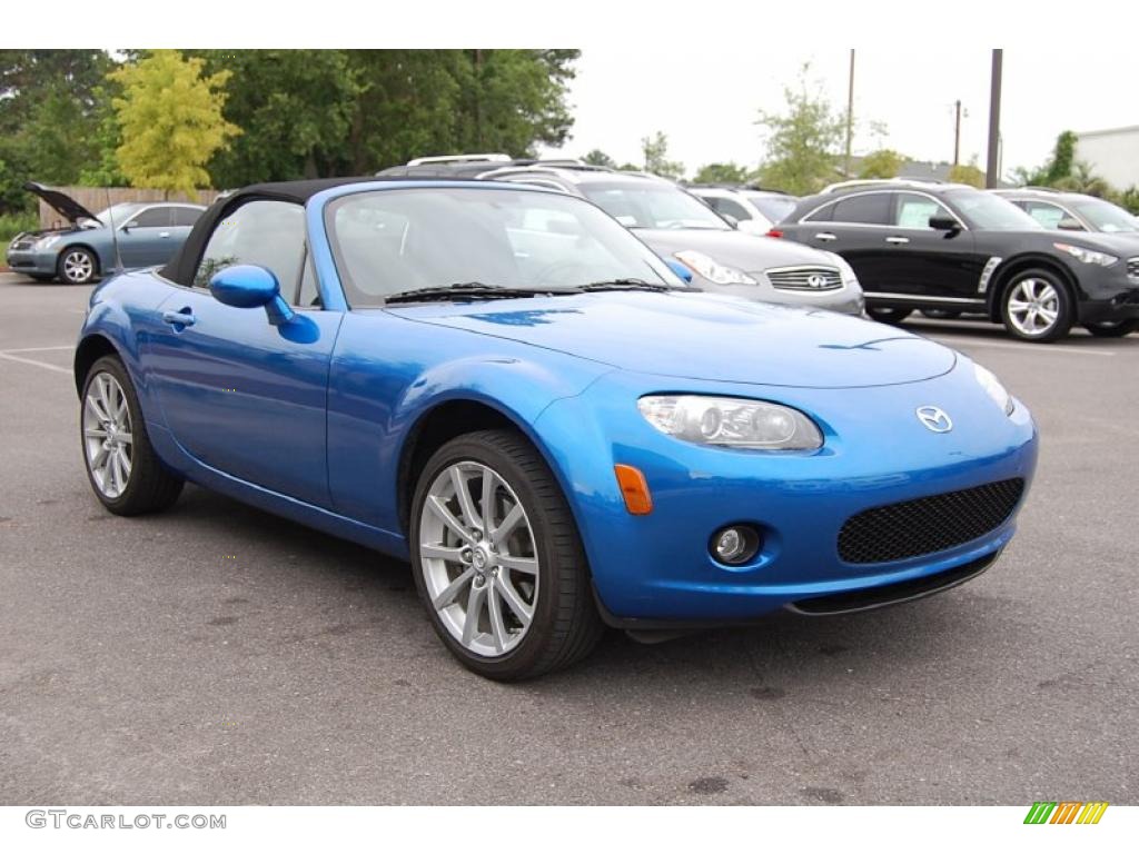 Winning Blue Metallic Mazda MX-5 Miata