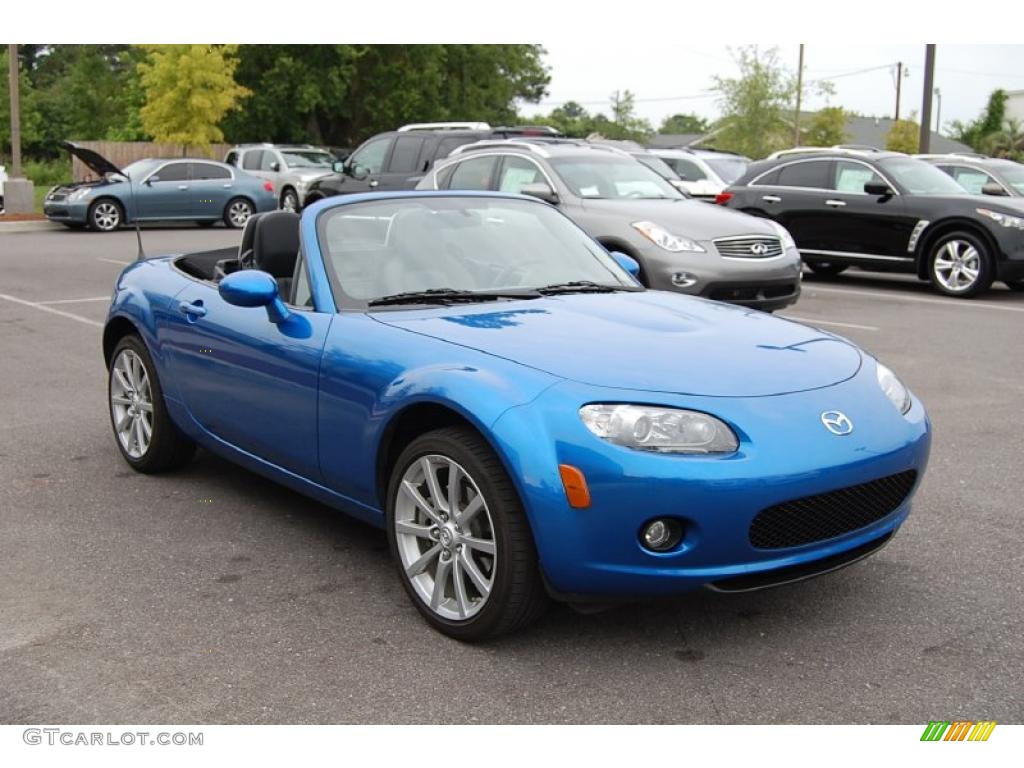 2006 MX-5 Miata Sport Roadster - Winning Blue Metallic / Black photo #3