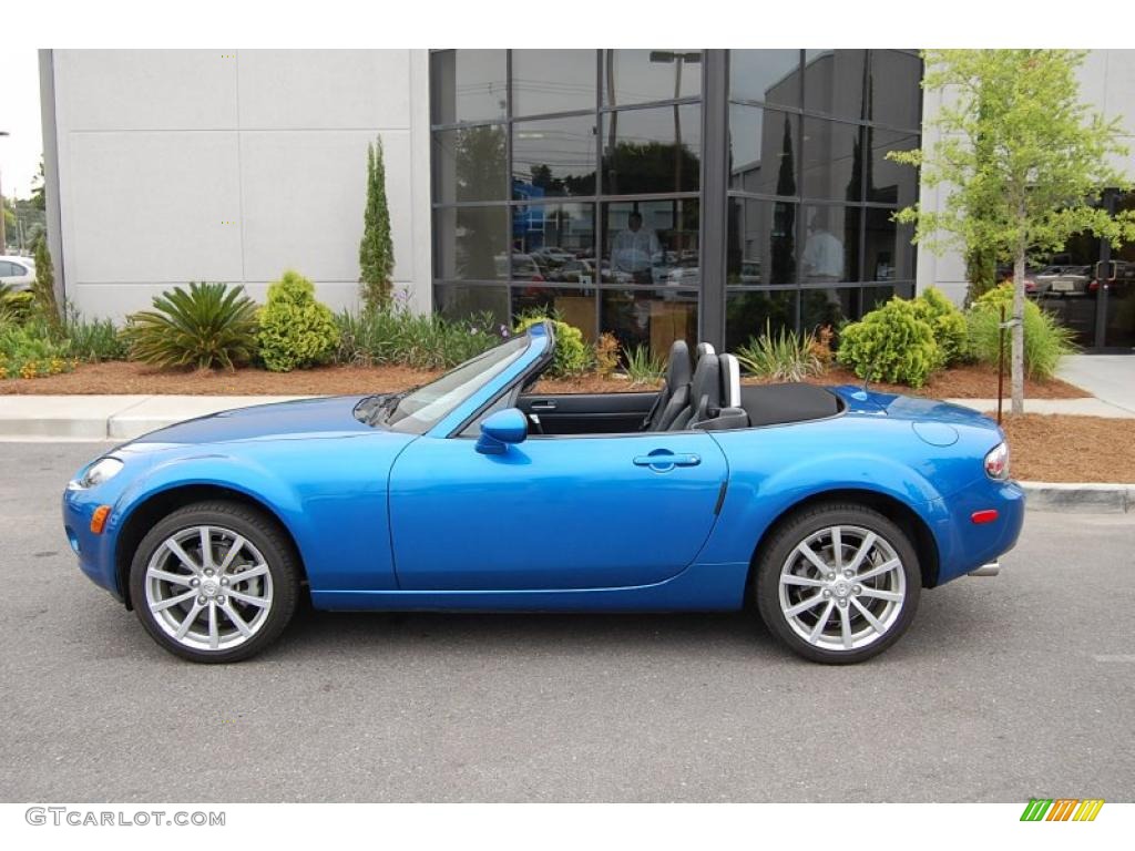 2006 MX-5 Miata Sport Roadster - Winning Blue Metallic / Black photo #4