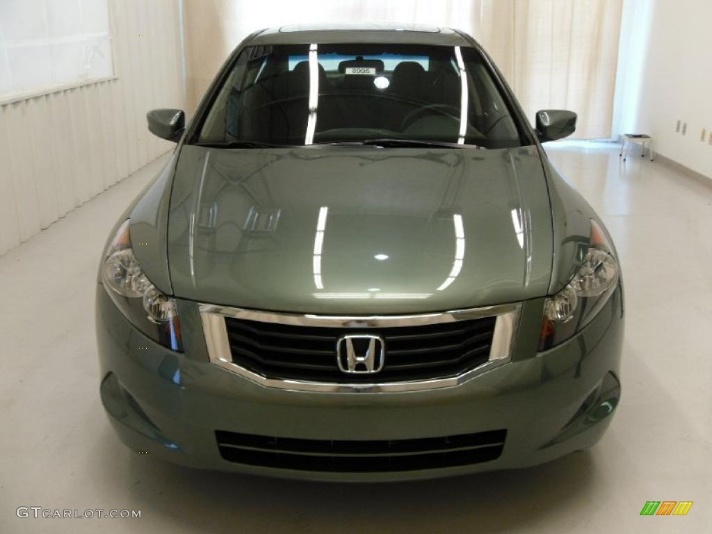 2010 Accord EX Sedan - Mystic Green Metallic / Black photo #6