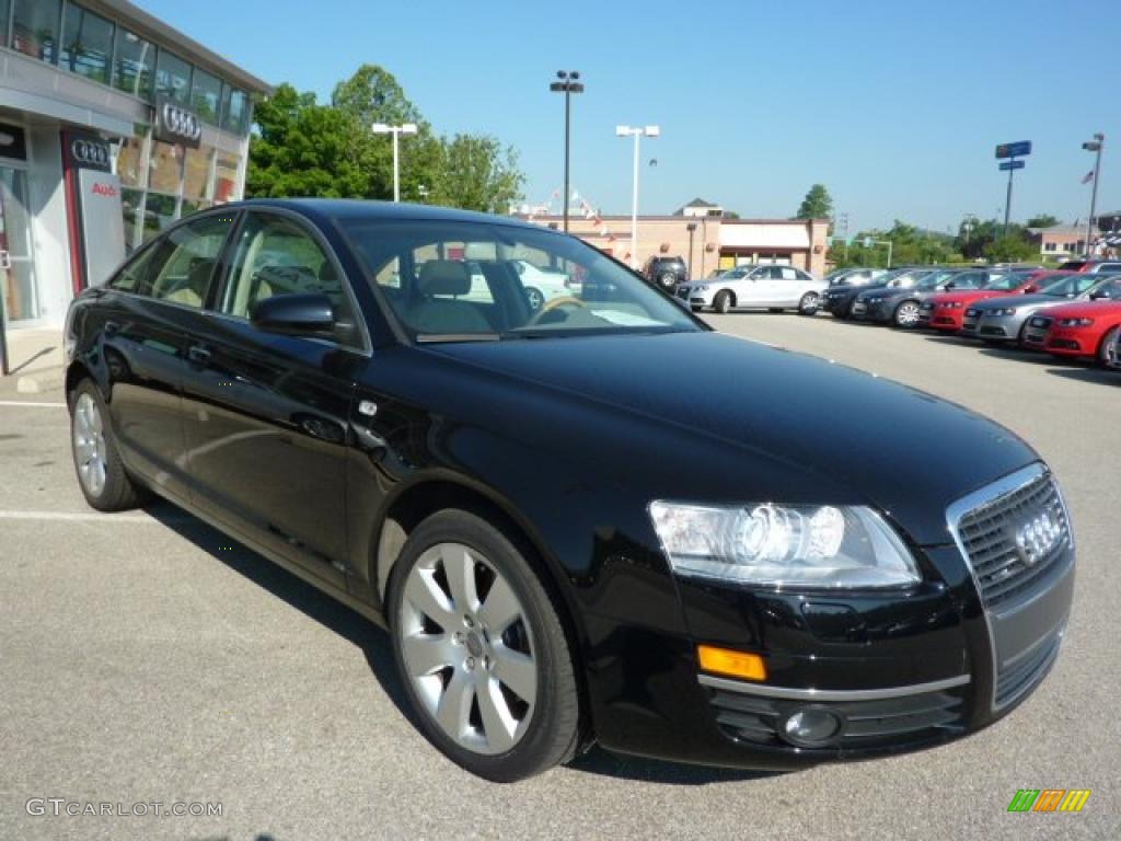 2007 A6 3.2 quattro Sedan - Brilliant Black / Cardamom Beige photo #7