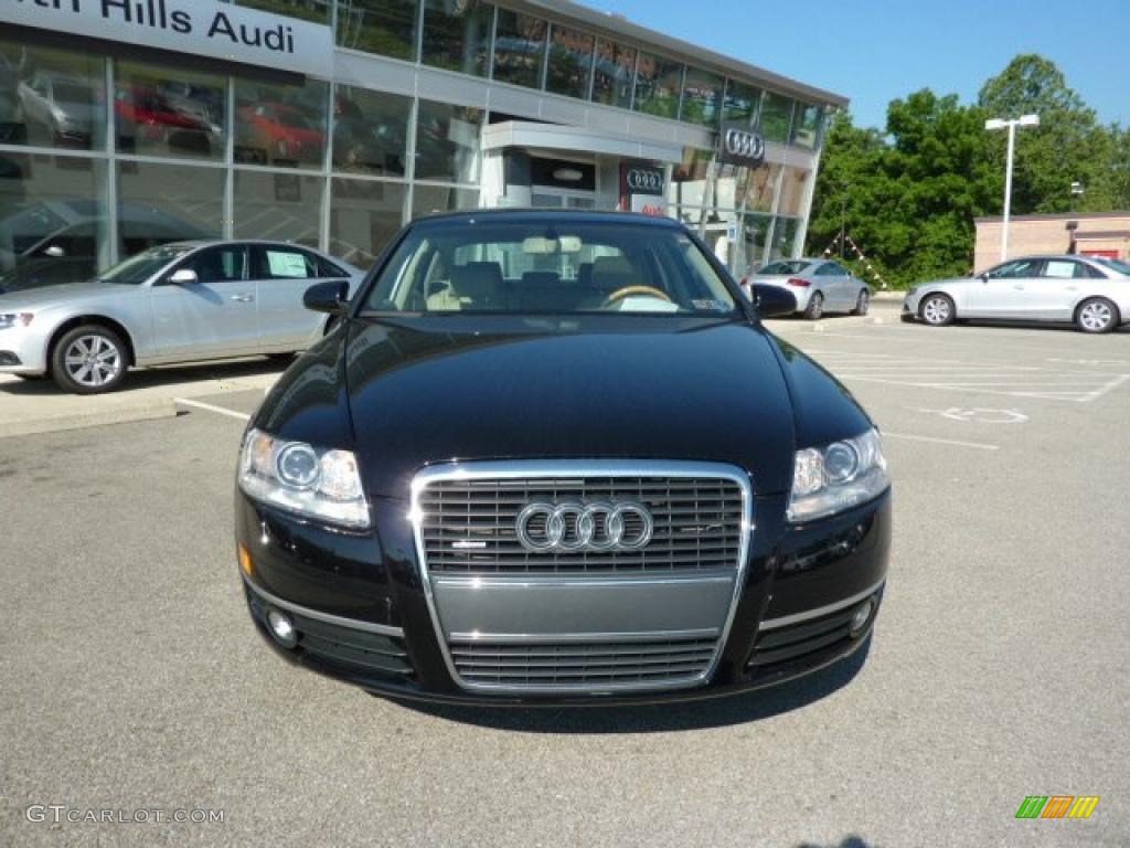 2007 A6 3.2 quattro Sedan - Brilliant Black / Cardamom Beige photo #8