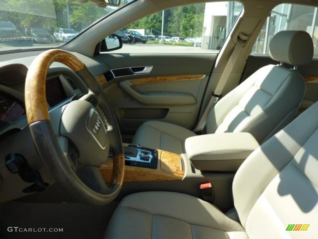 2007 A6 3.2 quattro Sedan - Brilliant Black / Cardamom Beige photo #10