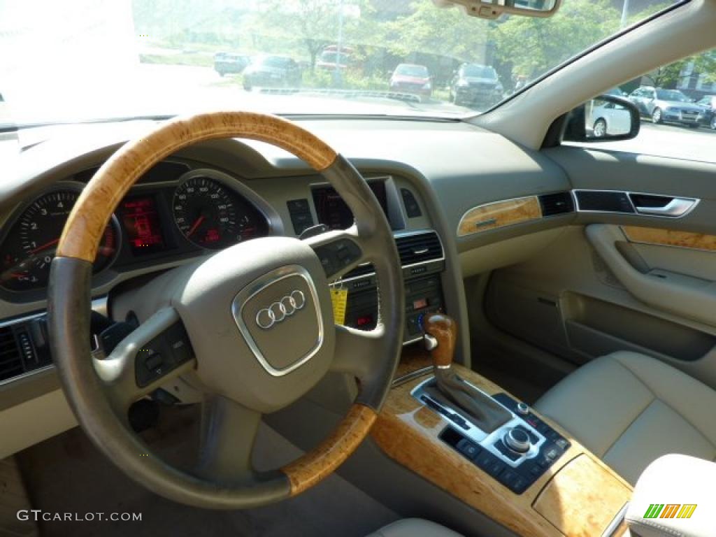 2007 A6 3.2 quattro Sedan - Brilliant Black / Cardamom Beige photo #11