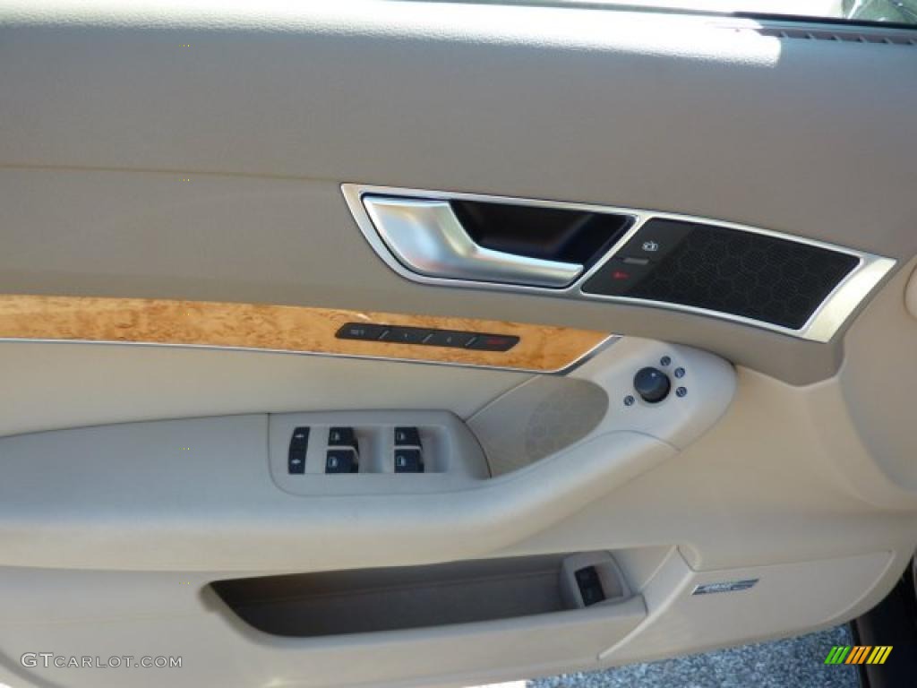 2007 A6 3.2 quattro Sedan - Brilliant Black / Cardamom Beige photo #12