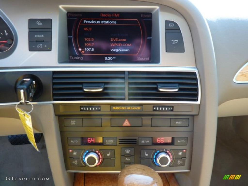 2007 A6 3.2 quattro Sedan - Brilliant Black / Cardamom Beige photo #17