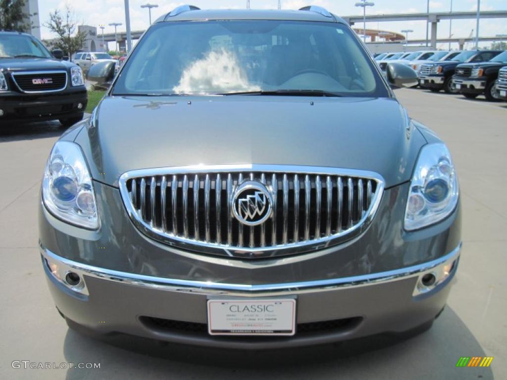 2010 Enclave CX - Gray Green Metallic / Cashmere/Cocoa photo #5