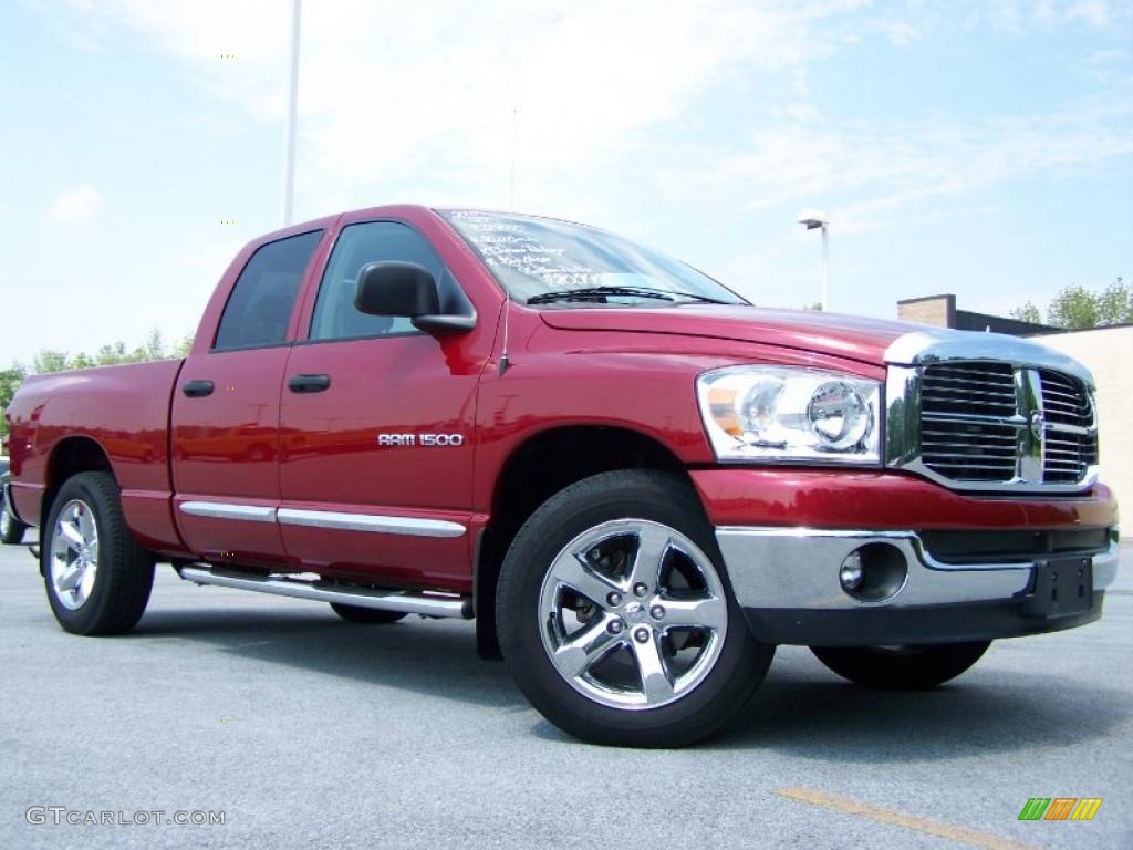 Inferno Red Crystal Pearl Dodge Ram 1500