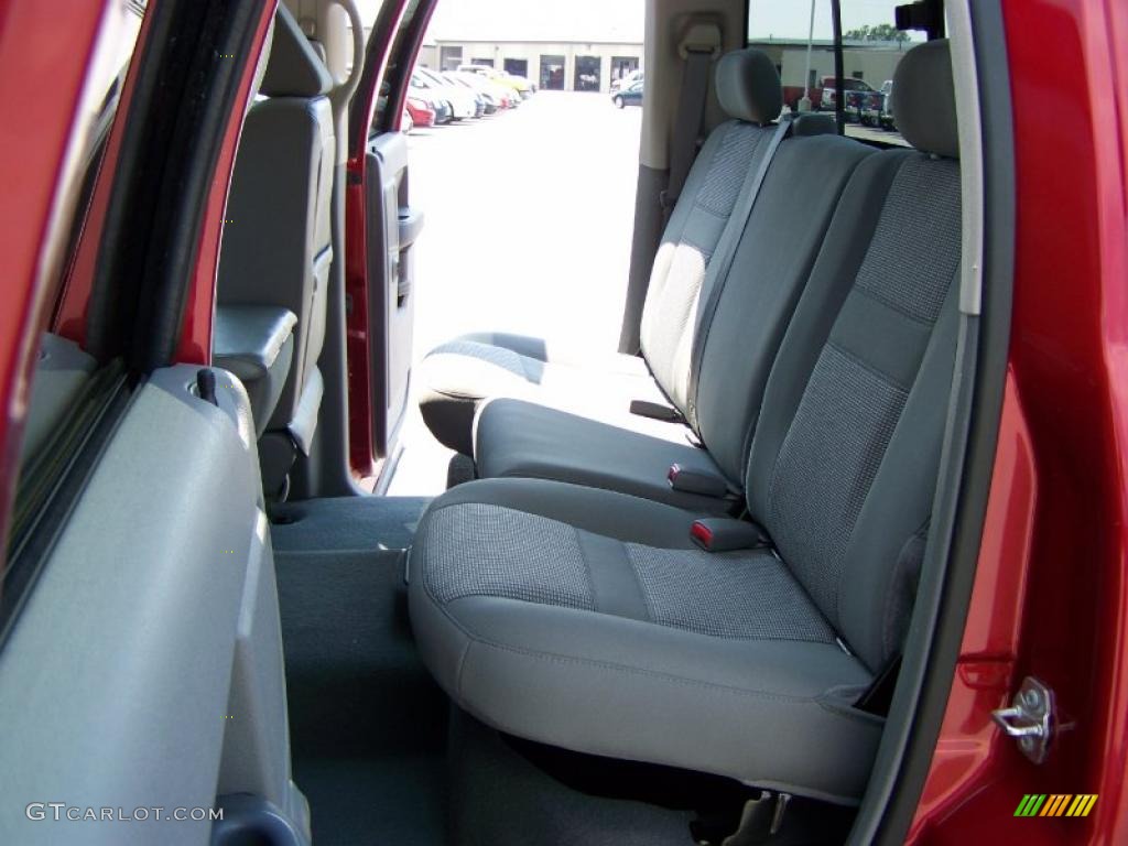 2007 Ram 1500 Big Horn Edition Quad Cab - Inferno Red Crystal Pearl / Medium Slate Gray photo #11